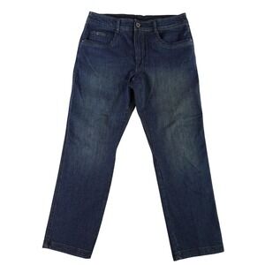 KUHL Denim Jeans Men 34x30 Blue Klassik Fit  Straight Leg Stretch Hiking